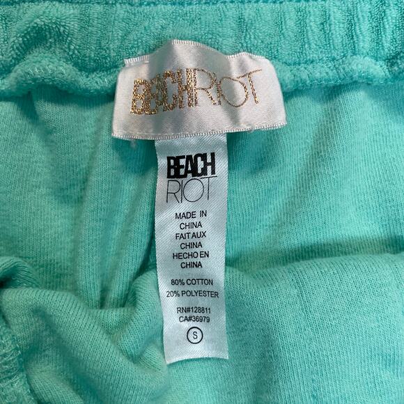 Beach Riot Lydia Shorts sz Small Aqua - Picture 2 of 6